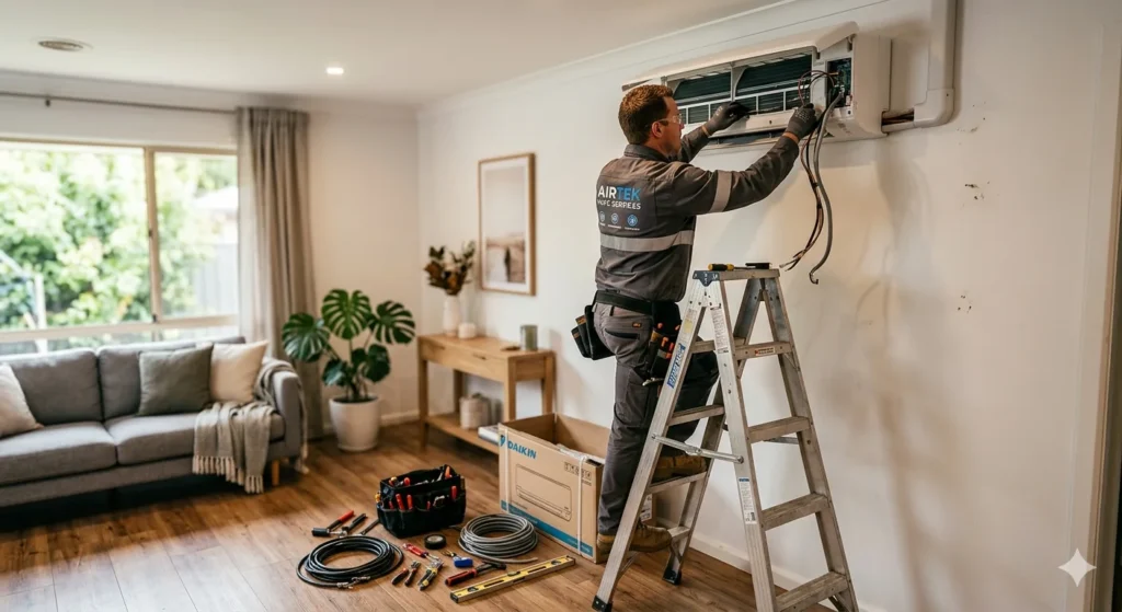 Multisplit-airco in jaren-30 woning
